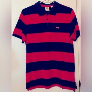 Levi’s Striped Short Sleeve Standard Shirt Sz S